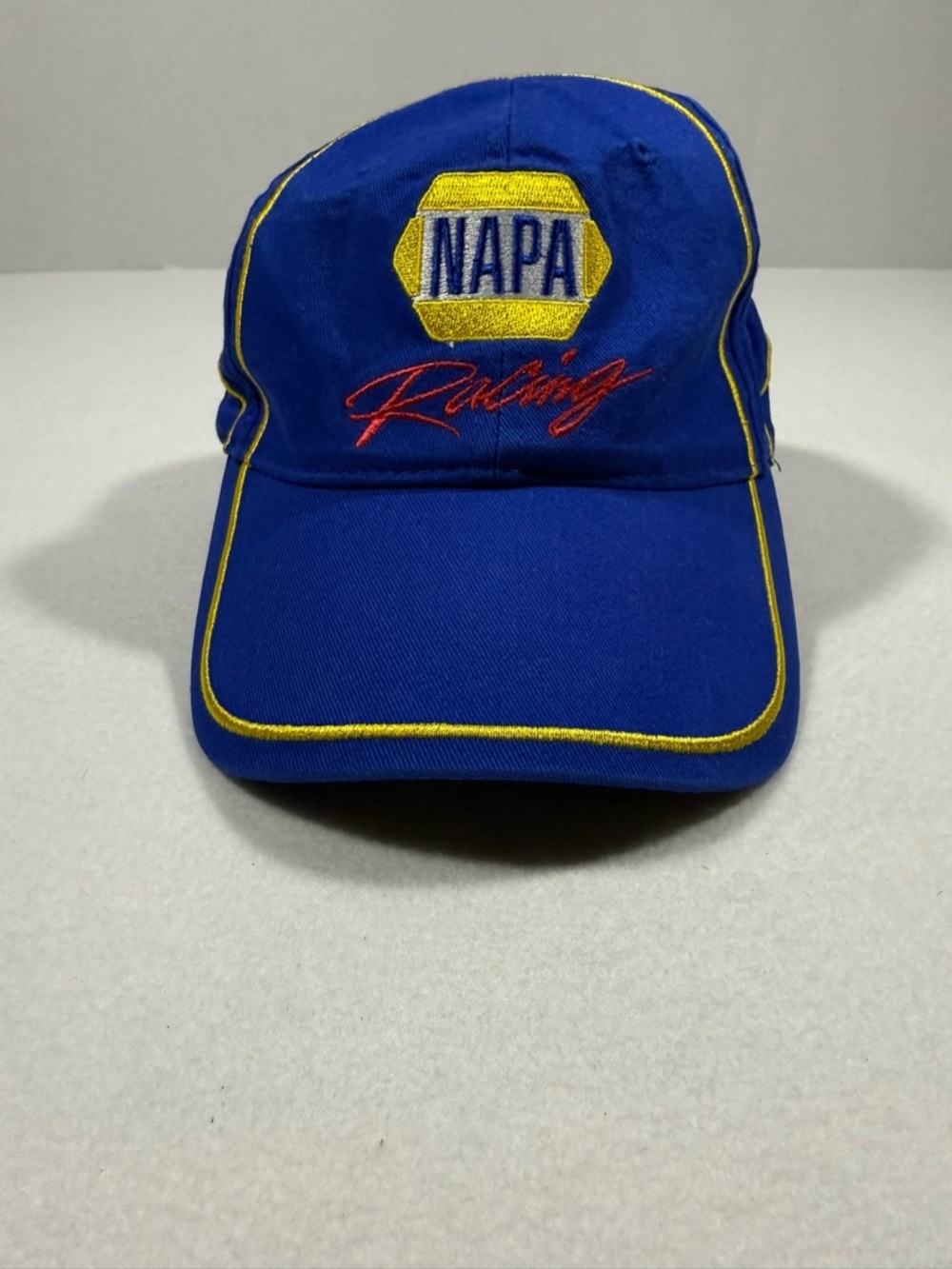NASCAR NAPA Racing Michael Waltrip #55 Blue Baseball Cap with Yellow Trim
